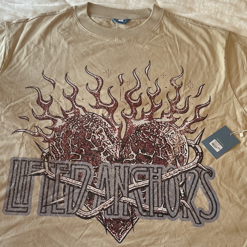 Lifted Anchors Tan Graphic Tee